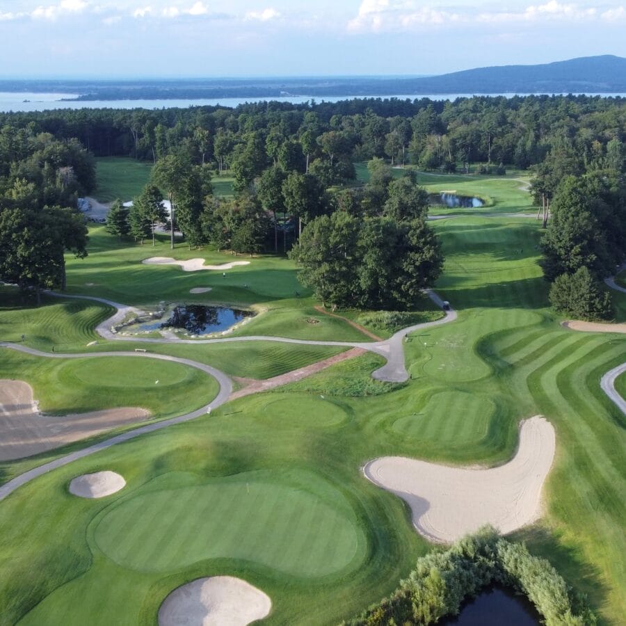 vue aérienne du Falcon Golf Club